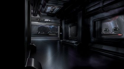 das Vorschaubild zeigt das Innere einer ausgedachten Raumstation